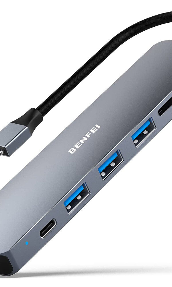 BENFEI USB C HUB, 4K HDMI, SD and Micro SD Card Reader